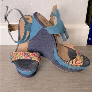 Fun Denim Wedges!
